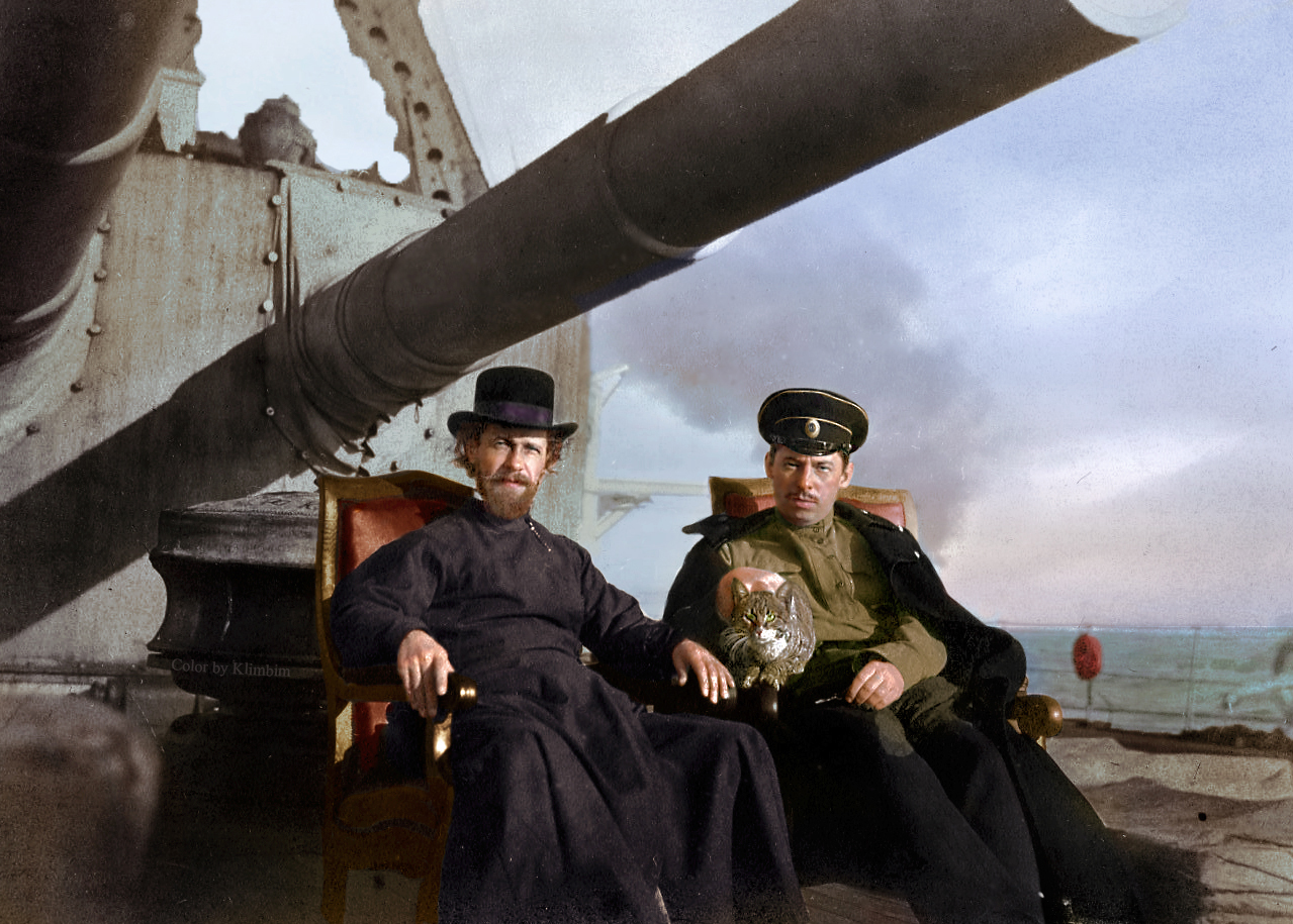 priest-solodkov-the-ships-doctor-and-the-ships-cat-on-the-deck-of-kagul-renamed-ochakov-later-general-kornilov-bizerta-1921.jpg